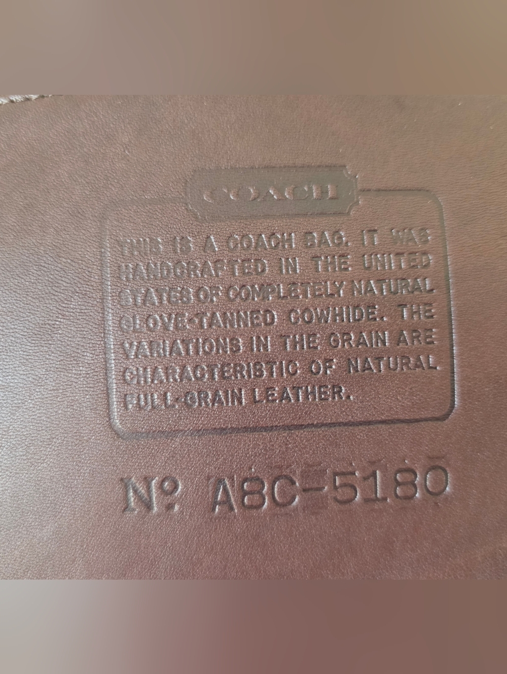 Vintage Coach Metropolitian Briefcase/Crossbody Mahagony Leather USA + Twilly - Picture 17 of 17